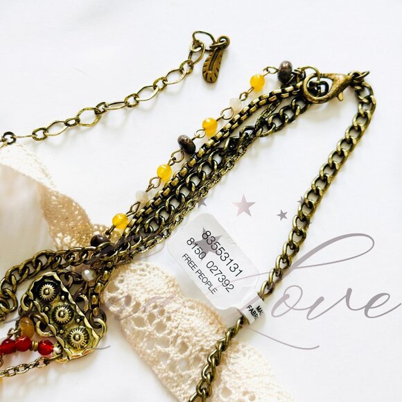 FREE PEOPLE x Ariana Ost Secret Life Crystal Belly Chain NWT - Picture 6 of 7